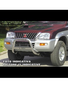 Bull Bar protezione anteriore inox 60mm Mitsubishi L200 1997 2001