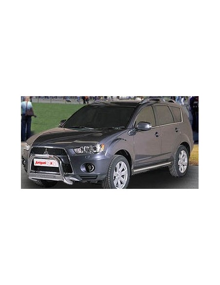 Bull Bar protezione anteriore inox 60mm Mitsubishi Outlander 2010 2012