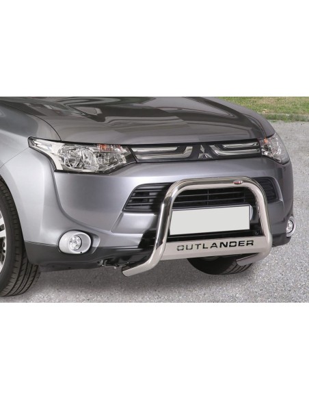 Bull Bar protezione anteriore inox 60mm Mitsubishi Outlander 2013 2014