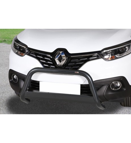Bull Bar protezione anteriore inox 60mm NERO Renault Kadjar dal 2015