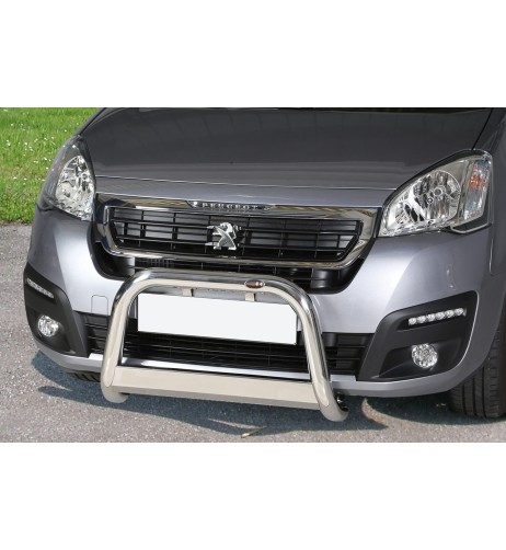 Bull Bar protezione anteriore inox 60mm Peugeot Partner dal 2016