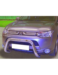 Bull Bar protezione anteriore inox 70mm Mitsubishi Outlander 2013 2014