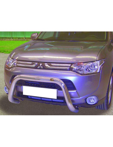Bull Bar protezione anteriore inox 70mm Mitsubishi Outlander 2013 2014