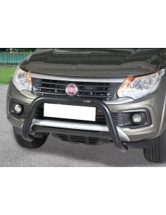Bull Bar protezione anteriore inox 70mm NERO Fiat Fullback