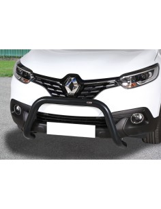 Bull Bar protezione anteriore inox 70mm NERO Renault Kadjar dal 2015