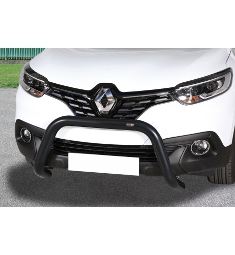 Bull Bar protezione anteriore inox 70mm NERO Renault Kadjar dal 2015