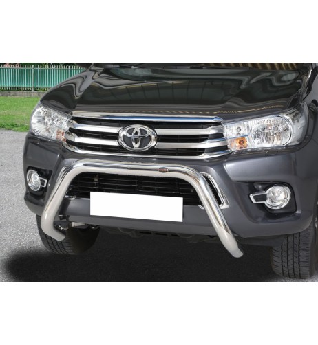 Bull Bar protezione anteriore inox 70mm Toyota Hilux Revo 2016 2020