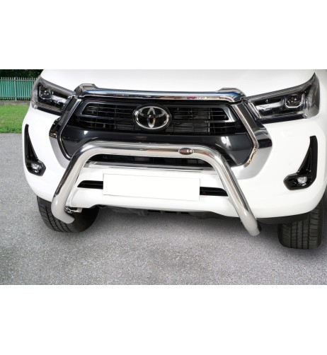 Bull Bar protezione anteriore inox 70mm Toyota Hilux Revo dal 2021