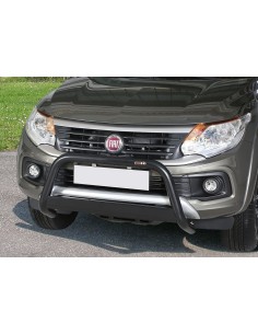 Bull Bar protezione anteriore inox black 60mm Fiat Fullback dal 2016