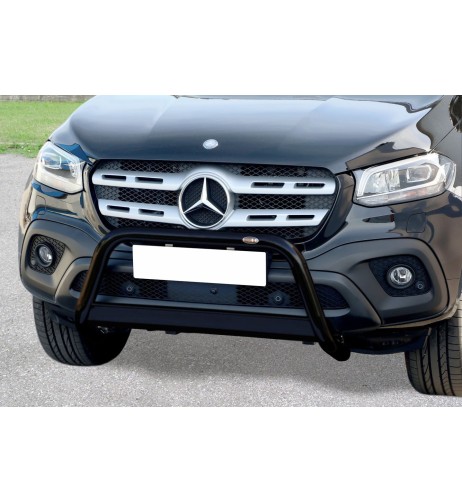 Bull Bar protezione anteriore inox black 60mm Mercedes Classe X dal 2017