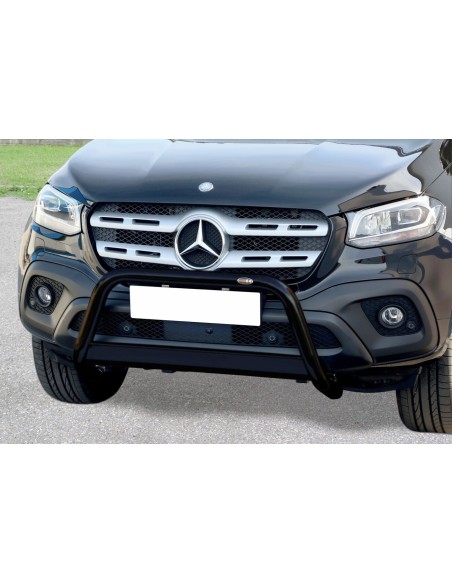 Bull Bar protezione anteriore inox black 60mm Mercedes Classe X dal 2017