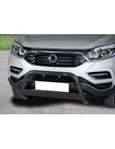 Bull Bar protezione anteriore inox black 60mm SsangYong Rexton dal 2018
