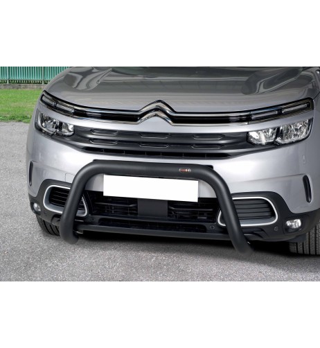Bull Bar protezione anteriore inox black 70mm Citroen C5 Aircross dal 2019