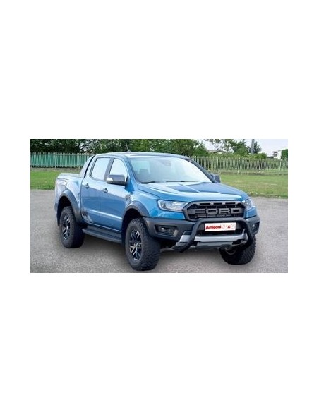 Bull Bar protezione anteriore inox BLACK 70mm Ford Ranger Raptor dal 2019