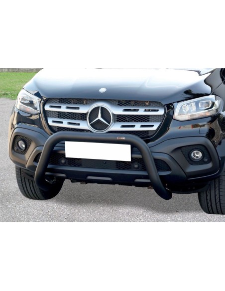 Bull Bar protezione anteriore inox black 70mm Mercedes Classe X dal 2017