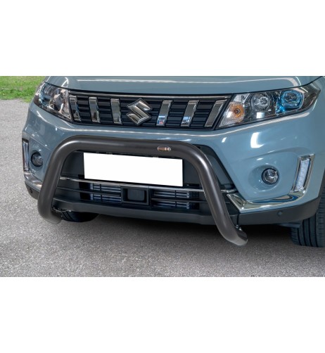 Bull Bar protezione anteriore inox black 70mm Suzuki Vitara dal 2019