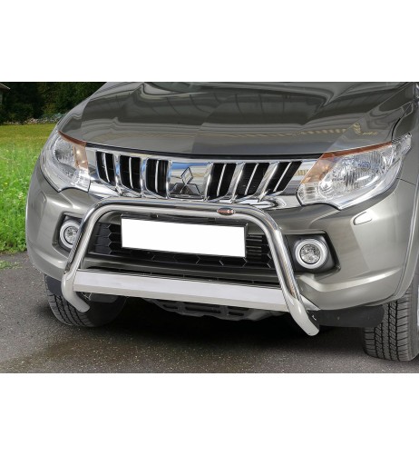 Bull Bar protezione anteriore inox c traversa Mitsubishi L200 MY16 2015 201