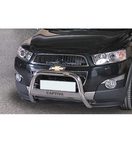 Bull Bar protezione anteriore inox lucido 60mm Chevrolet Captiva 2011-2018