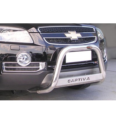 Bull Bar protezione anteriore inox lucido 60mm Chevrolet Captiva fino al 2010