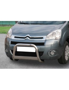 Bull Bar protezione anteriore inox lucido 60mm Citroen Berlingo 2008 2014
