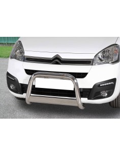Bull Bar protezione anteriore inox lucido 60mm Citroen Berlingo 2015 2017