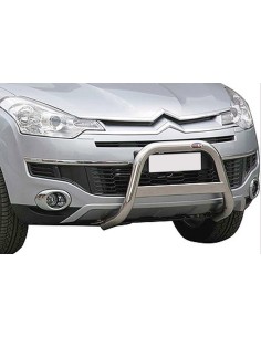 Bull Bar protezione anteriore inox lucido 60mm Citroen C Crosser dal 2007