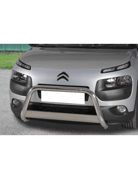 Bull Bar protezione anteriore inox lucido 60mm Citroen Cactus dal 2015