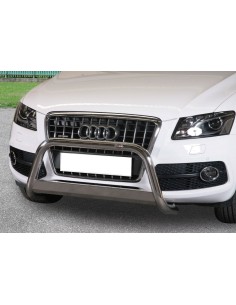 Bull Bar protezione anteriore inox lucido 60mm con traversa Audi Q5 2008-2015