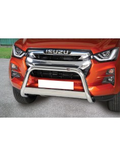 Bull Bar protezione anteriore inox lucido 60mm con traversa Isuzu D Max dal