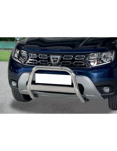 Bull Bar protezione anteriore inox lucido 60mm Dacia Duster 2018 2020