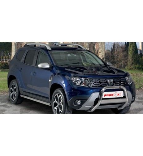 Bull Bar protezione anteriore inox lucido 60mm Dacia Duster 2018 2020