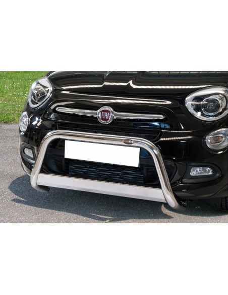 Bull Bar protezione anteriore inox lucido 60mm Fiat 500X dal 2015