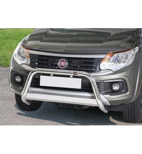 Bull Bar protezione anteriore inox lucido 60mm Fiat Fullback dal 2016