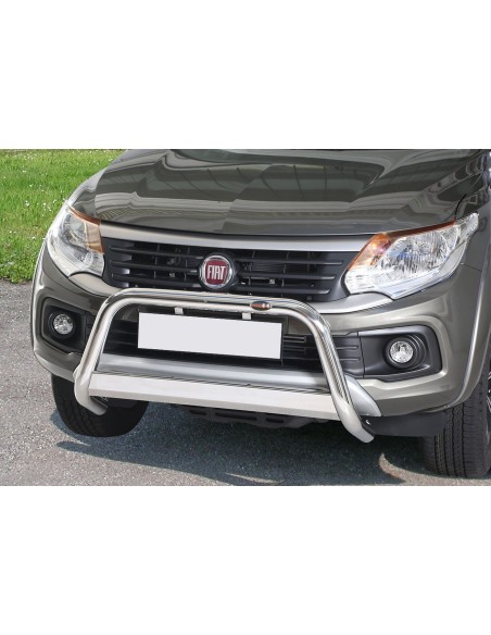 Bull Bar protezione anteriore inox lucido 60mm Fiat Fullback dal 2016