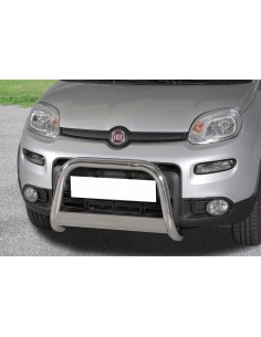 Bull Bar protezione anteriore inox lucido 60mm Fiat Panda dal 2013