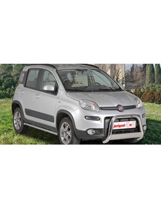 Bull Bar protezione anteriore inox lucido 60mm Fiat Panda dal 2013 2