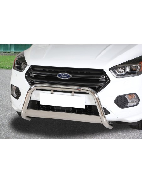 Bull Bar protezione anteriore inox lucido 60mm Ford Kuga 2017 2019