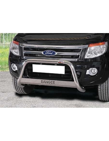 Bull Bar protezione anteriore inox lucido 60mm Ford Ranger 2012 2022