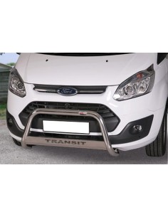 Bull Bar protezione anteriore inox lucido 60mm Ford Transit Custom 2013-2017