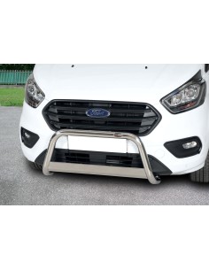 Bull Bar protezione anteriore inox lucido 60mm Ford Transit Custom L1 dal 2