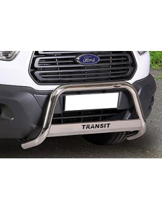 Bull Bar protezione anteriore inox lucido 60mm Ford Transit dal 2014