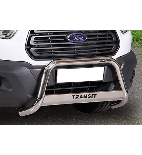 Bull Bar protezione anteriore inox lucido 60mm Ford Transit dal 2014