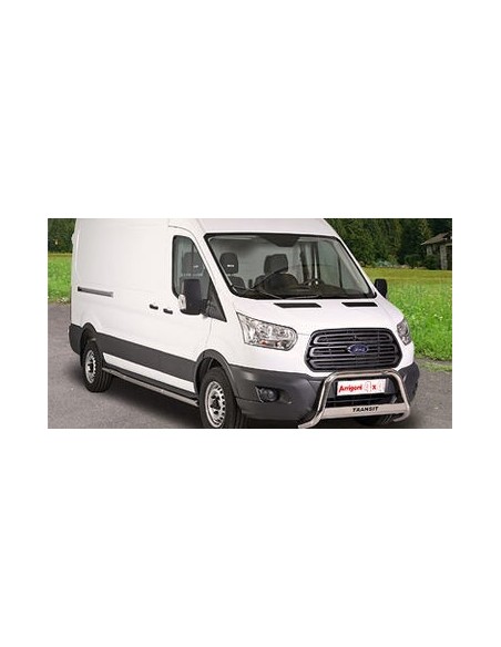 Bull Bar protezione anteriore inox lucido 60mm Ford Transit dal 2014