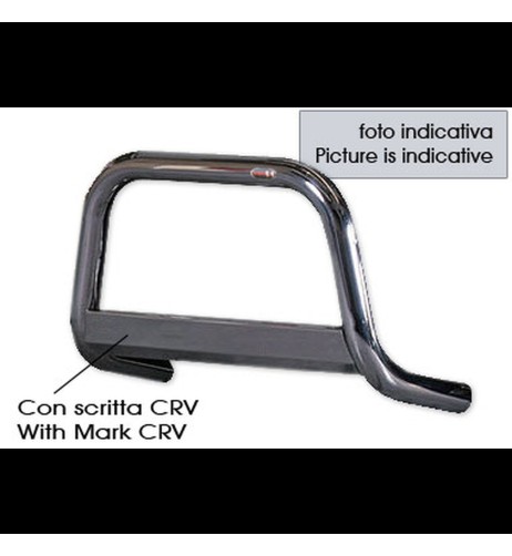Bull Bar protezione anteriore inox lucido 60mm Honda CR-V fino al 2002