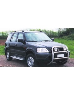 Bull Bar protezione anteriore inox lucido 60mm Honda CR V fino al 2002 2