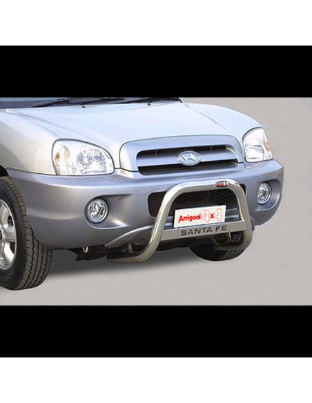 Bull Bar protezione anteriore inox lucido 60mm Hyundai Santa Fe 2000 2005