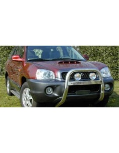 Bull Bar protezione anteriore inox lucido 60mm Hyundai Santa Fe 2000 2005 2