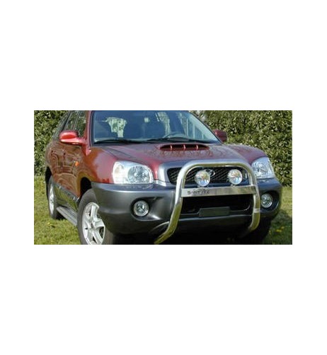 Bull Bar protezione anteriore inox lucido 60mm Hyundai Santa Fe' 2000-2005