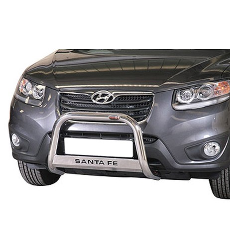 Bull Bar protezione anteriore inox lucido 60mm Hyundai Santa Fe' 2010-2012