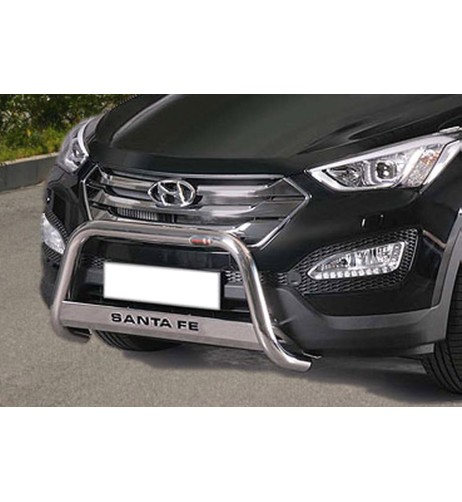 Bull Bar protezione anteriore inox lucido 60mm Hyundai Santa Fe' dal 2012